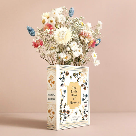 Little Book Of Flowers Small Ceramic Vase