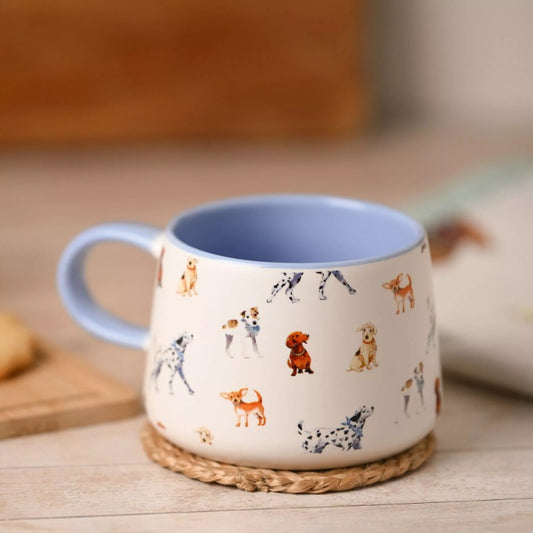 Dog Pattern Ceramic Mug