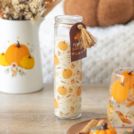 Pumpkin Print Fragrance Tube Candle