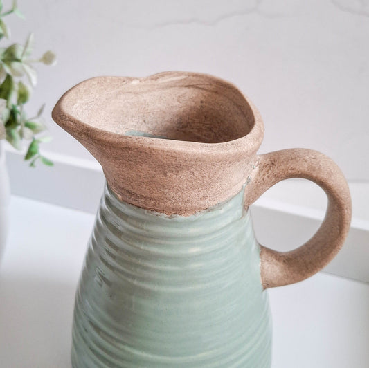 Chunky Ceramic Rustic Decorative Jug