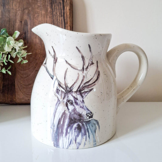 Meg Hawkins Stag Ceramic Jug