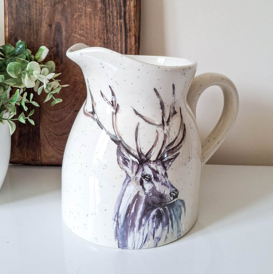 Meg Hawkins Stag Ceramic Jug