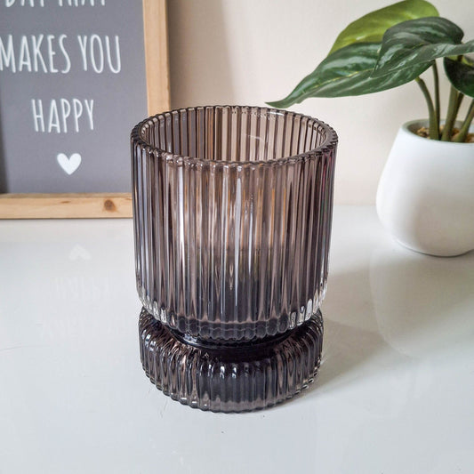 Grey Ridge Glass LED Lamp