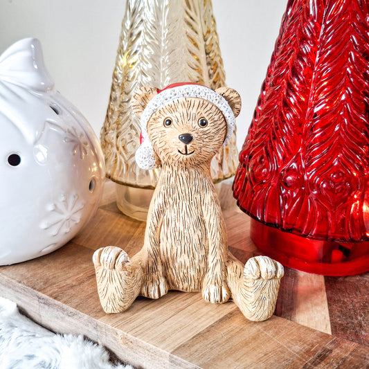Mini Santa Bear Ornament