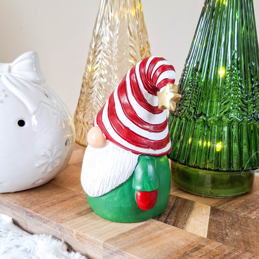 Stripey Hat Christmas Gonk Decoration