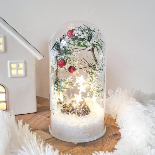 Frosty Christmas LED Stars Dome