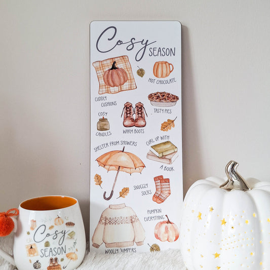 Cosy Season Wooden Plaque