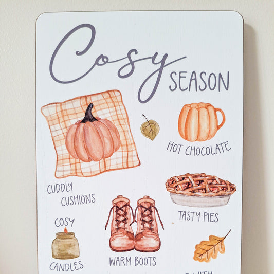 Cosy Season Wooden Plaque