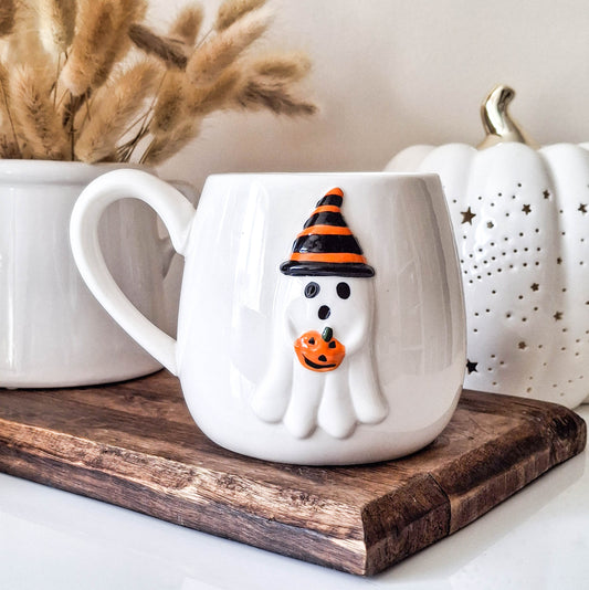 Ghost Embossed Mug