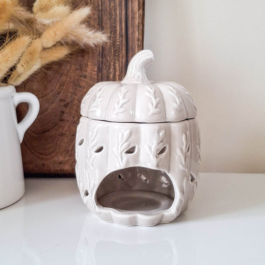 Beige Pumpkin Oil & Wax Warmer