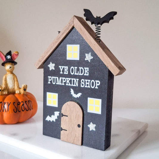 Ye Olde Pumpkin Shop Wooden Plaque