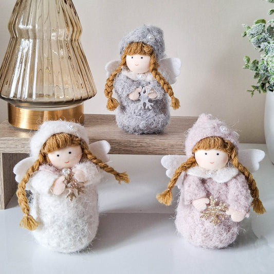 Small Felt Angel with Star