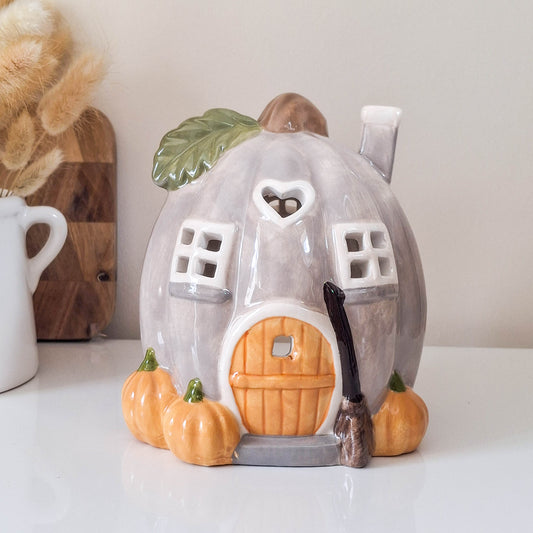 Pumpkin Tealight House