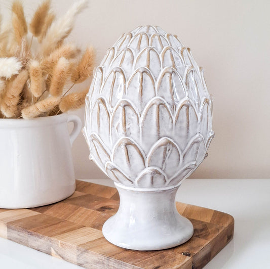 Pinecone Reactive Glaze Ornament