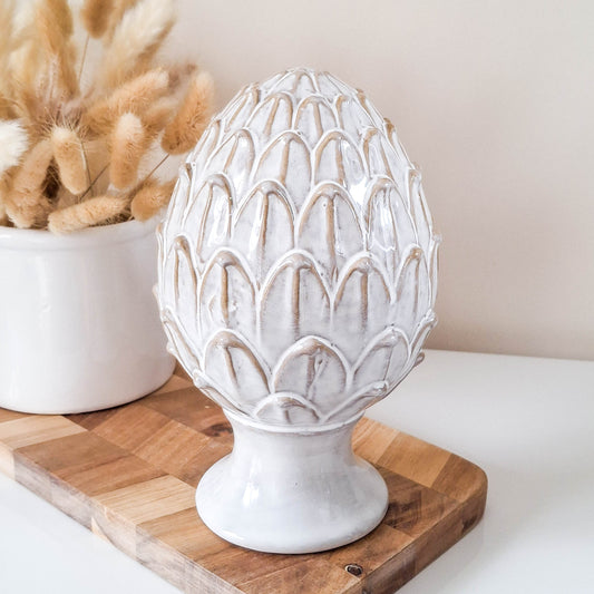 Pinecone Reactive Glaze Ornament