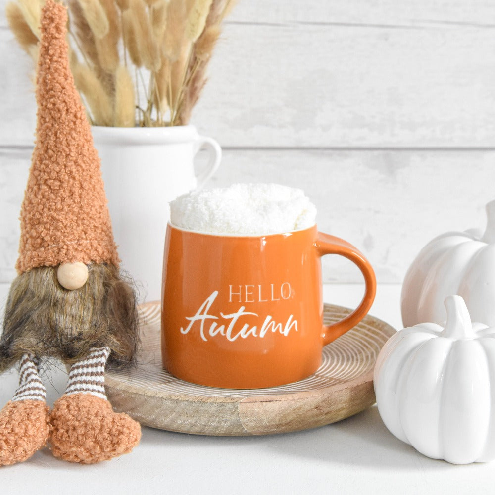 Hello Autumn Mug & Cosy Socks Gift Set