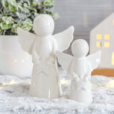 White Ceramic Angel Ornament