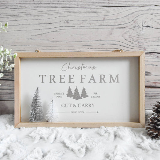 Christmas Tree Farm Wooden Sign