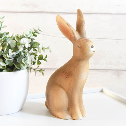 Brushed Effect Rabbit Ornament