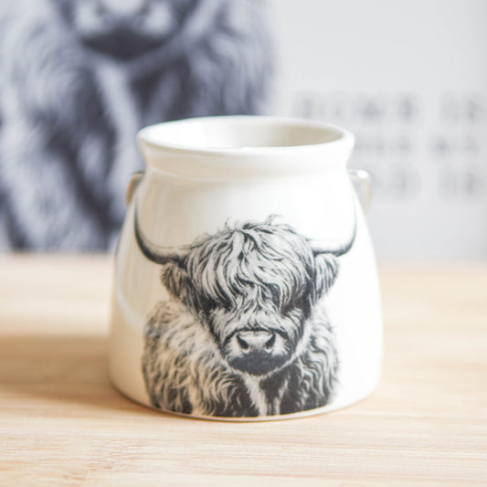 Highland Cow Tealight Lantern