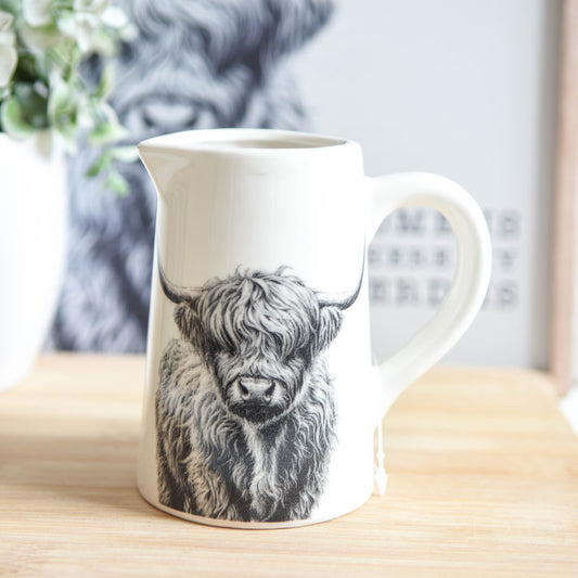 Highland Cow Milk Jug