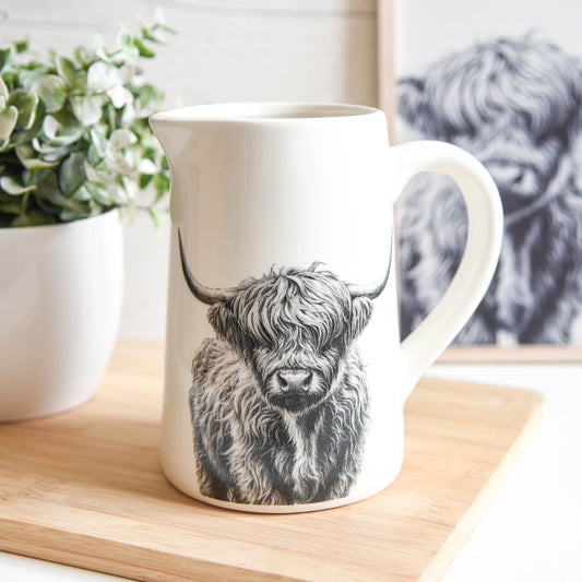 Highland Cow Jug