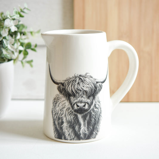 Highland Cow Jug