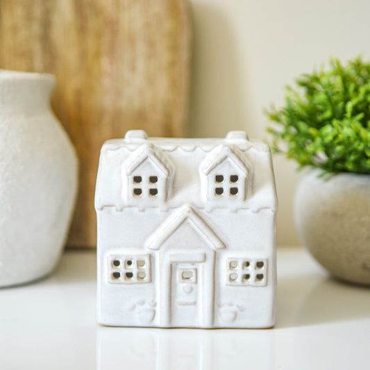 Mini Rustic House Tealight Holder