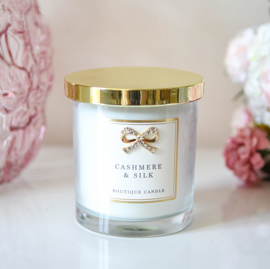 Cashmere & Silk Scented Boutique Candle
