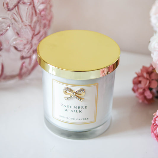Cashmere & Silk Scented Boutique Candle