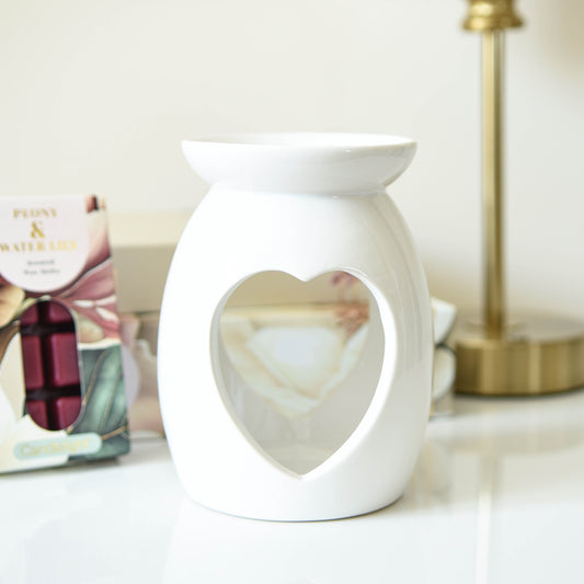White Heart Oil & Wax Warmer