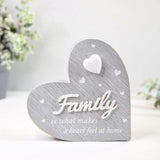 Family Wooden Sleeping Heart -  Picture Perfect Interiors