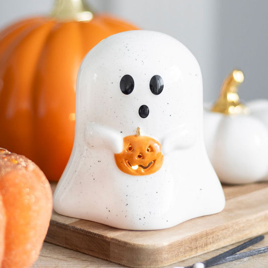 Ghost Ceramic Tealight Holder