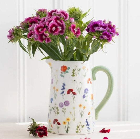 Wildflowers Ceramic Jug