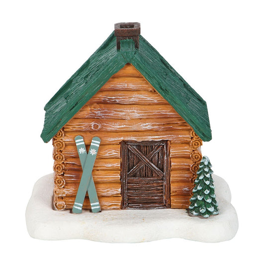 Cabin Ski Chalet Incense Cone Burner