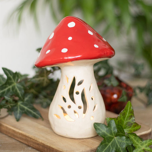 PRE-ORDER Mushroom Ceramic Tealight Holder