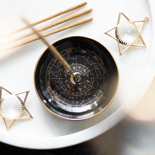 PRE-ORDER Astrology Wheel Incense Stick Holder