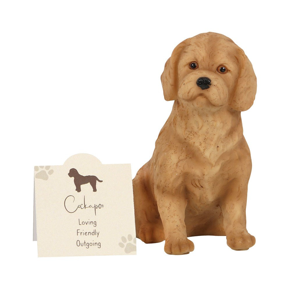 Cockapoo Resin Dog Figurine