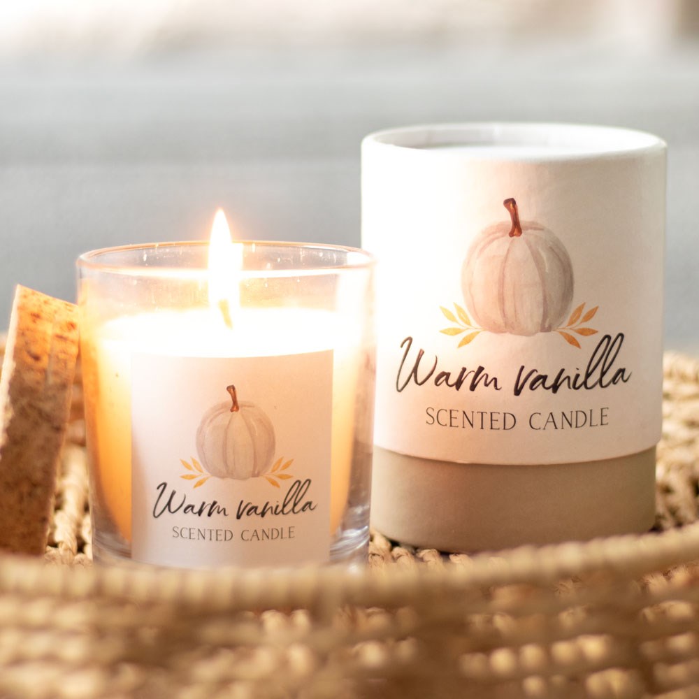 Warm Vanilla Autumn Candle