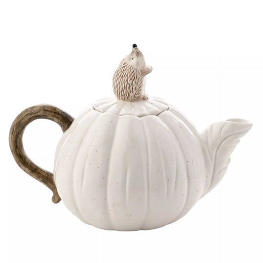 Pumpkin & Hedgehog Teapot