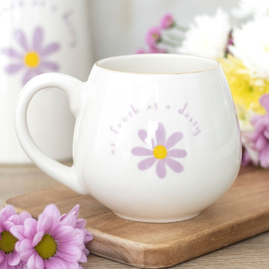 Fresh As A Daisy Rounded Mug