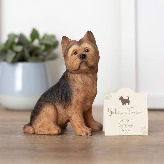 Yorkshire Terrier Resin Dog Figurine