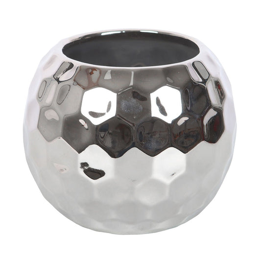 PRE-ORDER Silver Disco Ball Vase