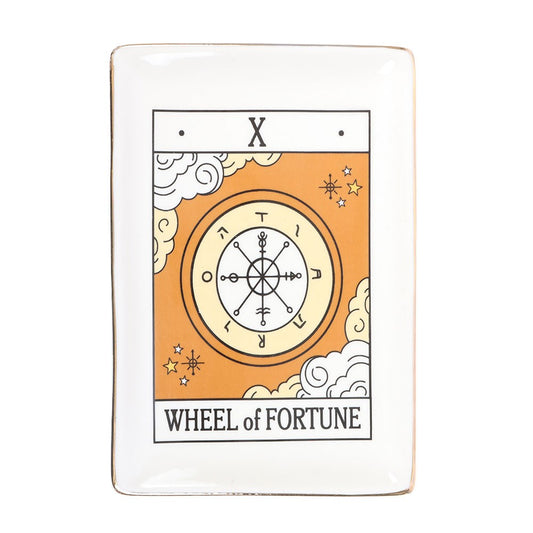 Wheel Of Fortune Vintage Tarot Trinket Dish