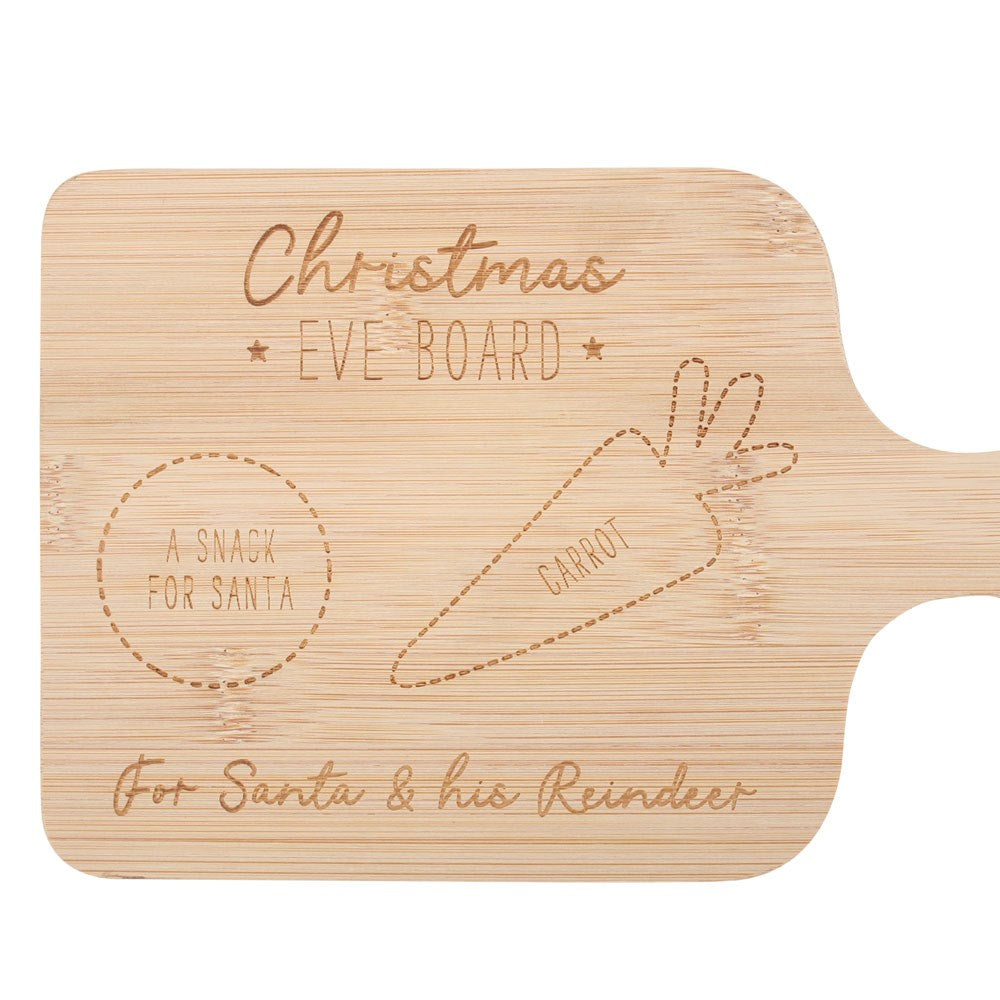 Christmas Eve Bamboo Serving Board