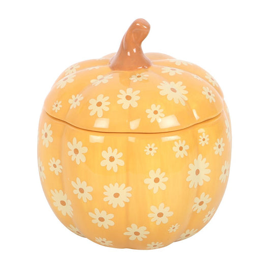 Floral Pumpkin Oil Burner