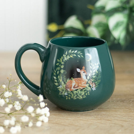 PRE-ORDER Green Fawn Rounded Mug