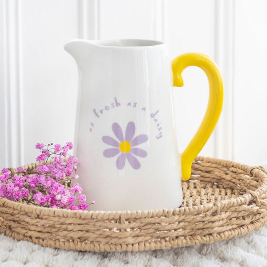 PRE-ORDER Fresh As A Daisy Ceramic Flower Jug