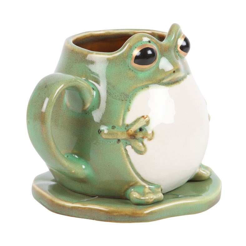 PRE-ORDER Frog Mug and Lily Pad Saucer