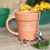 Head Gardener Ceramic Pot Mug & Shovel Spoon